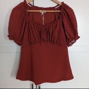 🌴2/$25🌴Status Rustic Short Sleeve Top